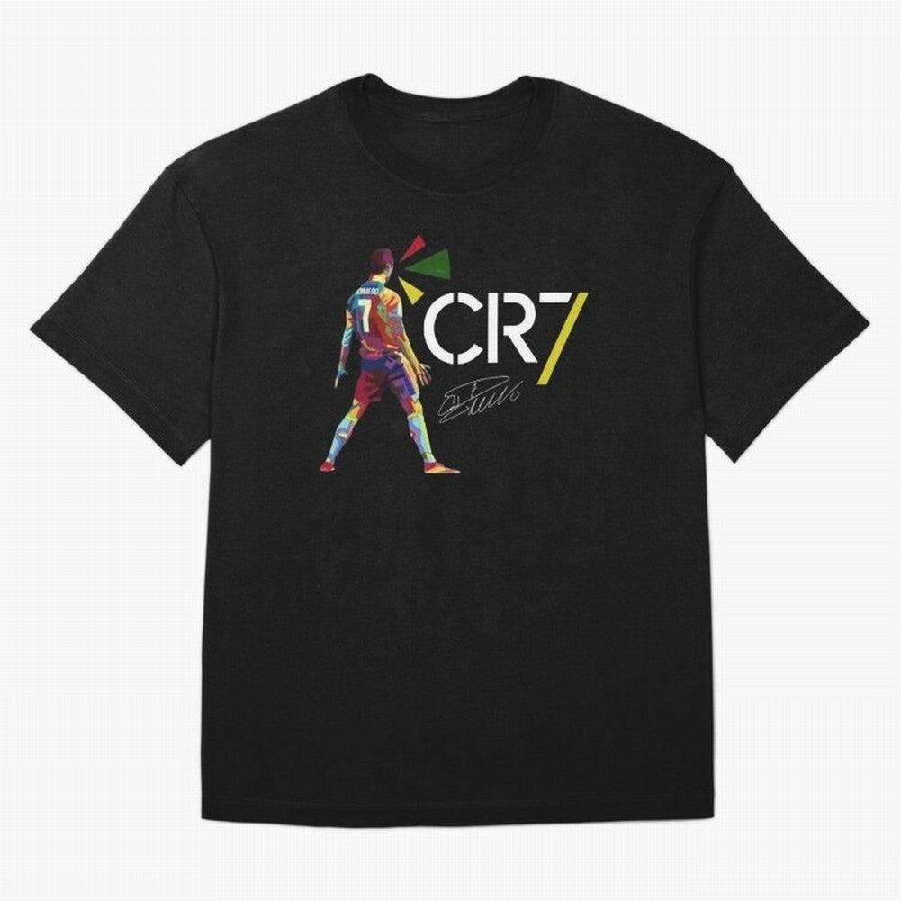 Cr7 Cristiano Ronaldo Signature Oversized T-Shirt Remember Iconic Moments from Global Football Passion for FIFA World Cup 2026 USA Canada Mexico, Celebrating Mbappe and Neymar, Portugal, Football Festival Excitement, Trophy Ambitions, Country