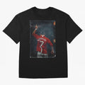 Cristiano Ronaldo Vintage Oversized T-Shirt Showcase FIFA World Cup 2026 Group Stage for Fans of CR7 and France and Portugal, Bringing Retro Football Energy, Iconic Rivalries, Trophy Chase Drama and Stadium Atmosphere; Built for Supporters Chasing