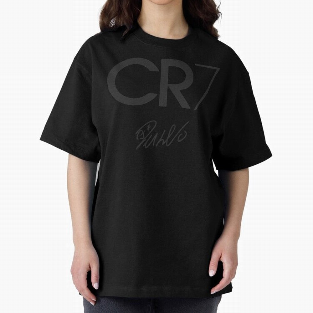Cristiano Ronaldo CR7 Signature Oversized T-Shirt Bring International Match Energy to FIFA World Cup 2026 for Fans of Messi, CR7 and Mbappe and Spain, Bringing Stadium Memories, Football Loyalty, International Chants and Championship Tradition;