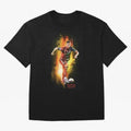 Ronaldo Wallpaper Oversized T-Shirt Celebrate Classic Football Spirit in Global Football Passion for FIFA World Cup 2026 USA Canada Mexico, Connected to CR7 and Messi, Portugal, Supporter Pride, Iconic Celebrations, Legendary Names and Global Match