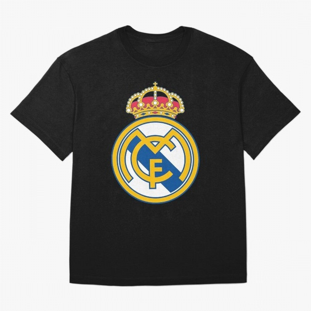 The Madrid CF Logo Oversized T-Shirt Fuel Match Day Hype around FIFA World Cup 2026, CR7, England and Germany, Champion Mindset, Group Stage Buzz, Knockout Tension and Passionate Fan Culture; Made for Die Hard Supporters, Soccer Lovers, Game Day