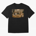 Ronaldo Bust Family Dinner Oversized T-Shirt Make Your Look Match FIFA World Cup 2026 USA Canada Mexico Celebrating Cristiano Ronaldo, England, France and Netherlands Energy, Champion Mindset, Group Stage Buzz, Knockout Tension and Passionate Fan