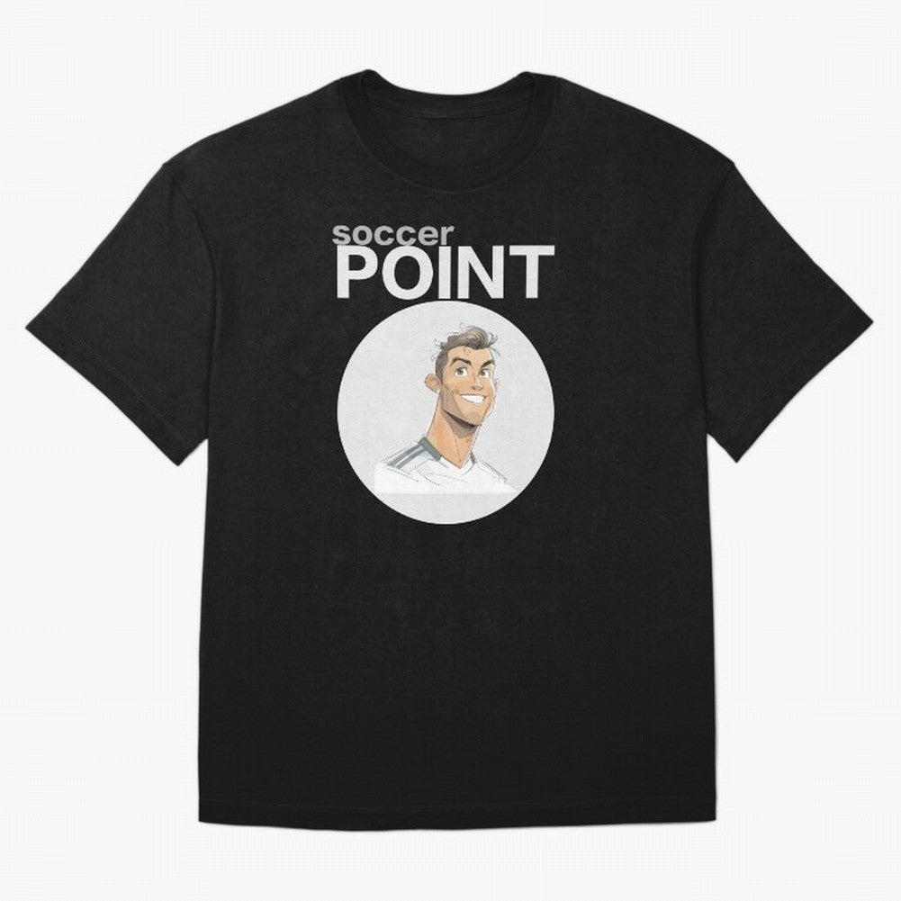 Cristiano Ronaldo POINT Oversized T-Shirt Feel the Trophy Chase of the FIFA World Cup 2026 Journey through Messi Highlights, Brazil Pride, Football Festival Excitement, Trophy Ambitions, Country Rivalries and Star Player Buzz; Ideal for Passionate