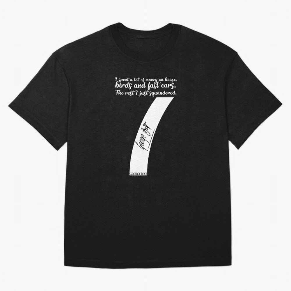 Legend of The Red George Best Number Seven Oversized T-Shirt Join the Countdown to FIFA World Cup 2026 Spirit, Made for Portugal, Spain and Germany, Neymar, Haaland and Cristiano Ronaldo, Sports Nostalgia, International Competition, Famous Players
