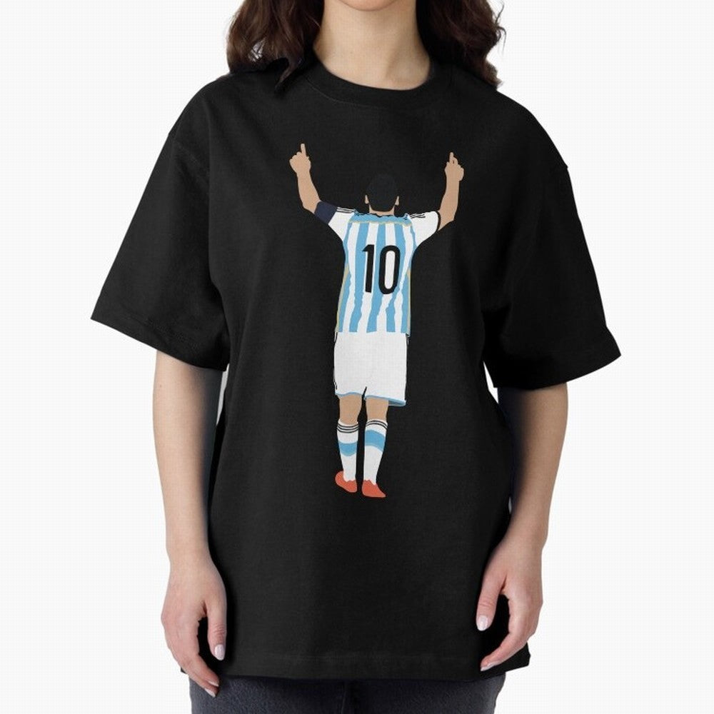 Lionel Messi, #m30 Oversized T-Shirt Create the FIFA World Cup 2026 USA Canada Mexico Journey through Messi, CR7 and Mbappe Highlights, Argentina, France and Brazil Pride, Match Day Excitement, Supporter Culture, Golden Goals and Global Football