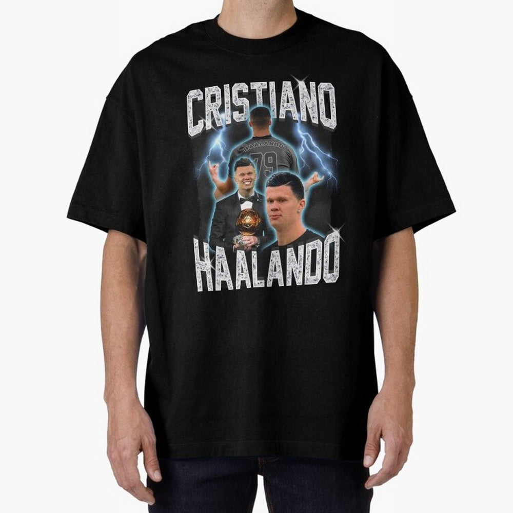 Cristiano Haalando Oversized T-Shirt Carry National Pride through Global Football Passion for FIFA World Cup 2026, Filled with Messi, CR7 and Mbappe, Argentina and Brazil, Stadium Chants, National Pride, Trophy Dreams and Unforgettable Football
