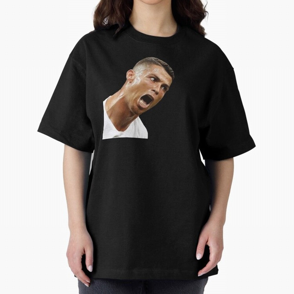 cristiano ronaldo siuuu meme Oversized T-Shirt Bring World Football Passion into FIFA World Cup 2026 USA Canada Mexico Spirit, Featuring Spain, Cristiano Ronaldo, Football Festival Excitement, Trophy Ambitions, Country Rivalries and Star Player