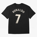 CR7 Uniform with signature Oversized T-Shirt Share the FIFA World Cup 2026 Group Stage Journey through Mbappe and Neymar Highlights, France and Portugal Pride, Sports Nostalgia, International Competition, Famous Players and Unforgettable Victories;