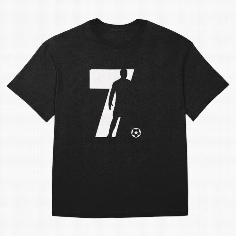 CR 7 Oversized T-Shirt Stand Out with Spirit from Global Football Passion for FIFA World Cup 2026 USA Canada Mexico, Centered on Messi, CR7 and Mbappe, Netherlands, Classic Soccer Heritage, Championship Pressure, Fan Loyalty and International