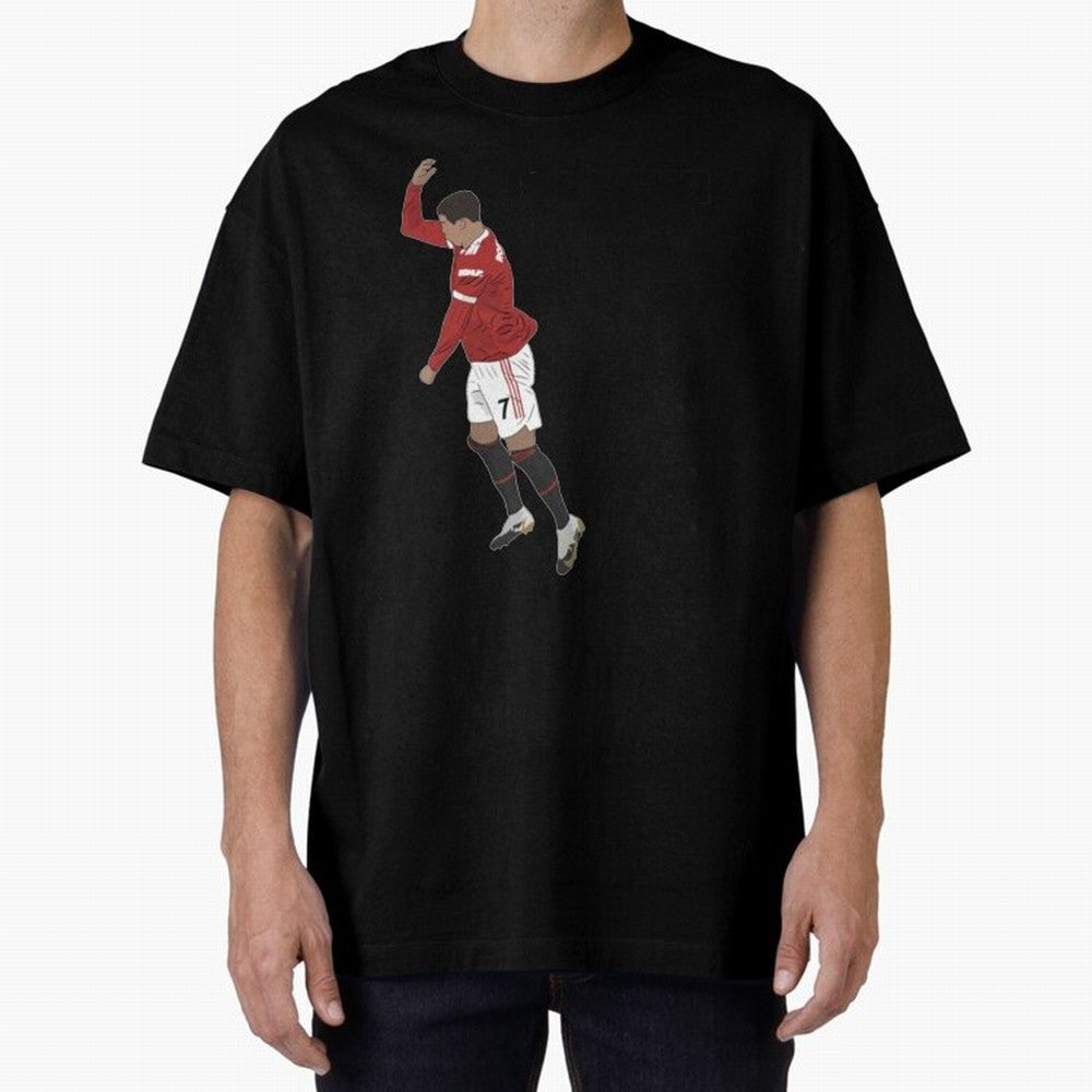 cristiano ronaldo siuuu Oversized T-Shirt Carry the Colors and Pride of the FIFA World Cup 2026 Journey through Cristiano Ronaldo, Haaland and CR7 Highlights, Brazil Pride, Soccer Culture, Superstar Moments, National Team Dreams and Competitive