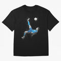Cristiano Ronaldo Cristiano Ronaldo Oversized T-Shirt Represent Football Lovers during FIFA World Cup 2026 Group Stage for Fans of Mbappe and Neymar and Brazil, Bringing Vintage Soccer Flavor, Modern Football Stars, National Flags and Final Night