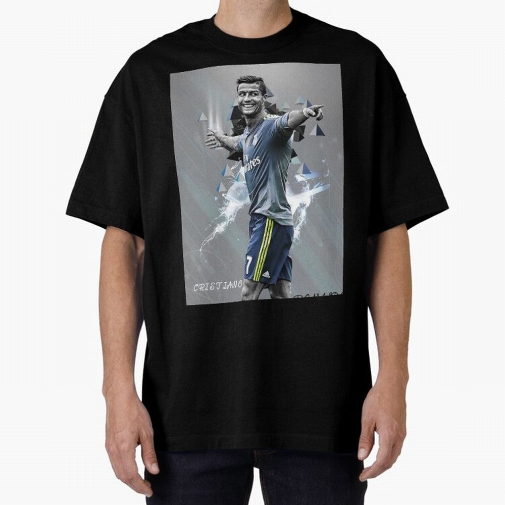 cristiano ronaldo Oversized T-Shirt Celebrate Unforgettable Nights in FIFA World Cup 2026 for Fans of Haaland and Mbappe and Spain, Bringing Soccer Culture, Superstar Moments, National Team Dreams and Competitive Fire; Ideal for Football Dads,
