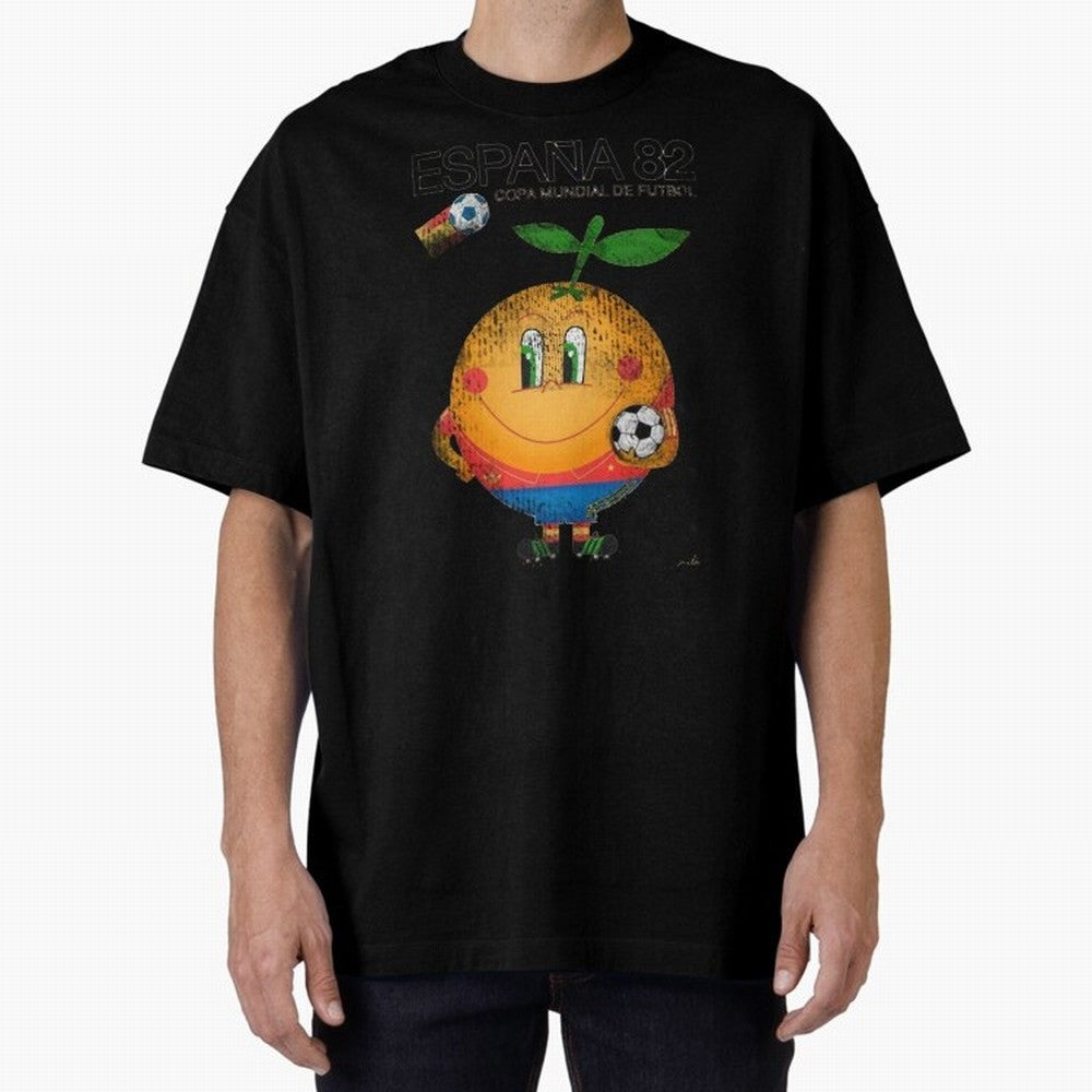 Espana 82 Oversized T-Shirt Celebrate Classic Football Spirit in FIFA World Cup 2026 Group Stage Spirit, Featuring England, Haaland, Tournament Hype, Historic Matchups, Family Viewing Parties and Global Sports Pride; Ideal for Passionate Fans Who