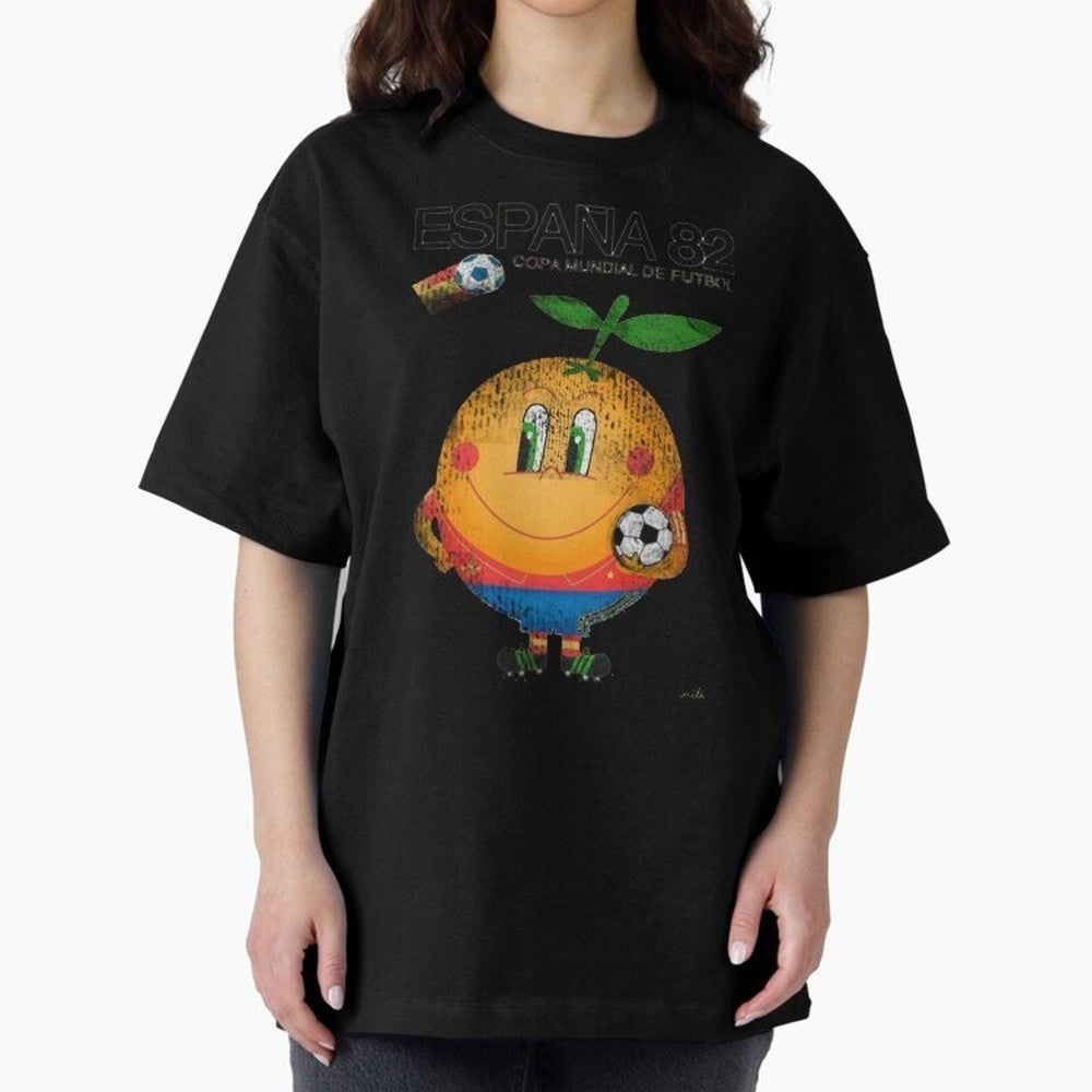 Espana 82 Oversized T-Shirt Celebrate Classic Football Spirit in FIFA World Cup 2026 Group Stage Spirit, Featuring England, Haaland, Tournament Hype, Historic Matchups, Family Viewing Parties and Global Sports Pride; Ideal for Passionate Fans Who