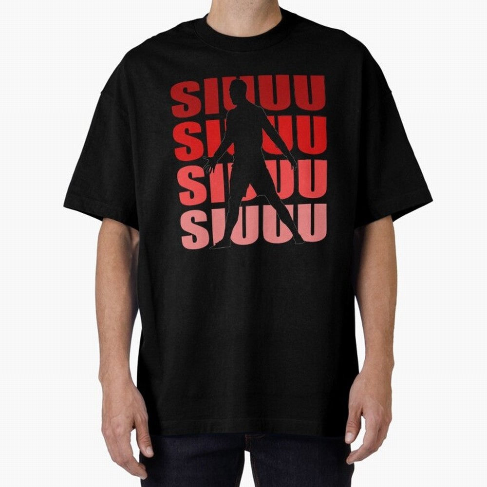 cristiano ronaldo siuuu Oversized T-Shirt Follow Every Goal of FIFA World Cup 2026 USA Canada Mexico Spirit, Centered on Germany, Neymar, Fan Favorite Moments, National Team Passion, Big Match Drama and Soccer History; Great for Watch Parties,