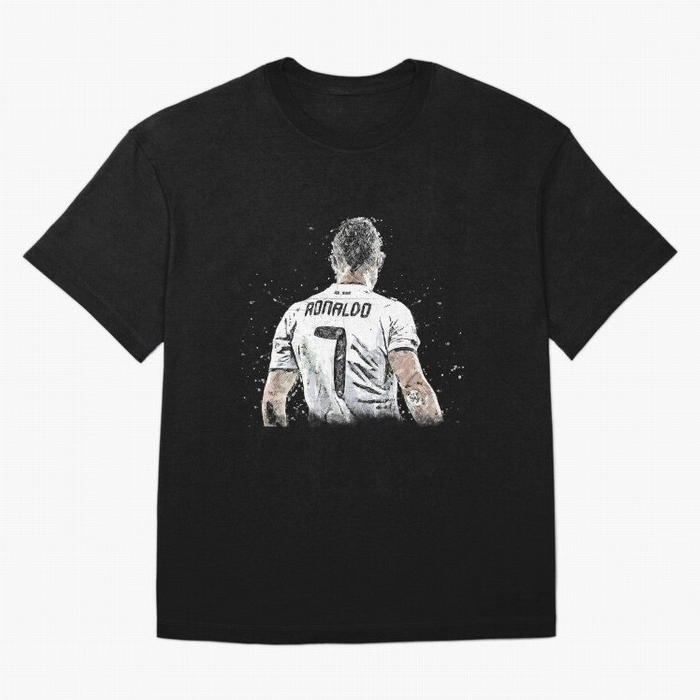 Cristiano ronaldo back Oversized T-Shirt Fuel the Hype around Match Day Hype around FIFA World Cup 2026 Group Stage, Mbappe, England and Germany, Classic Soccer Heritage, Championship Pressure, Fan Loyalty and International Pride; Made for Die Hard