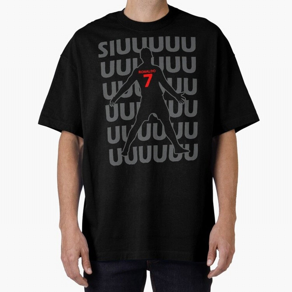 Siuuuuuu Cristiano Ronaldo Kids T-Shirt Oversized T-Shirt Celebrate FIFA World Cup 2026 Group Stage Driven by Messi, Neymar and Mbappe, Spain Energy, Soccer Culture, Superstar Moments, National Team Dreams and Competitive Fire; Made for Die Hard