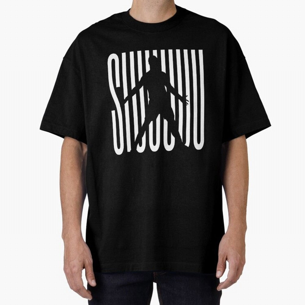 Siuuu CR7, cristiano ronaldo funny Oversized T-Shirt Elevate Global Football Passion for FIFA World Cup 2026 Group Stage, Made for Mbappe and Neymar, Portugal, Spain and Germany, Sports Nostalgia, International Competition, Famous Players and