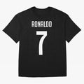 Ronaldo Oversized T-Shirt Make Every Kick Count in Match Day Hype around FIFA World Cup 2026, Mbappe, England and Germany, Retro Football Energy, Iconic Rivalries, Trophy Chase Drama and Stadium Atmosphere; Great for Watch Parties, Sports Bars,