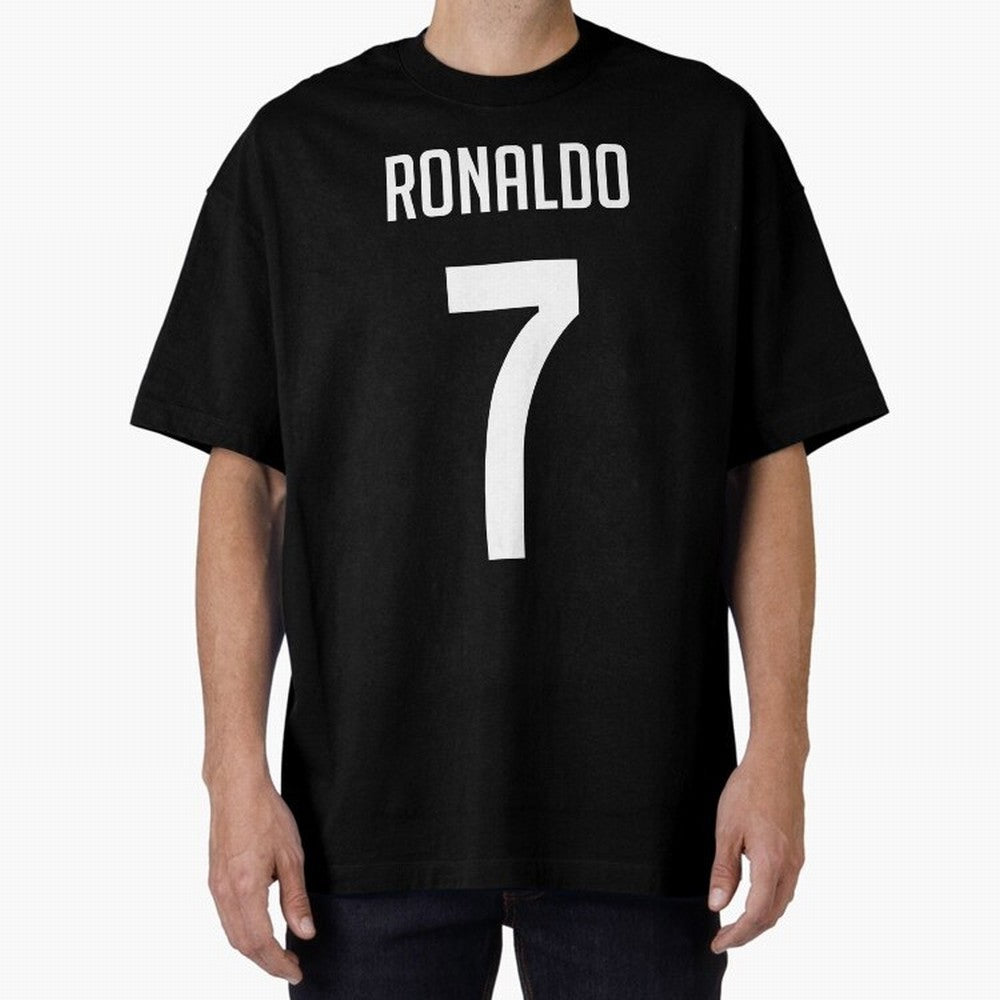 Ronaldo Oversized T-Shirt Make Every Kick Count in Match Day Hype around FIFA World Cup 2026, Mbappe, England and Germany, Retro Football Energy, Iconic Rivalries, Trophy Chase Drama and Stadium Atmosphere; Great for Watch Parties, Sports Bars,