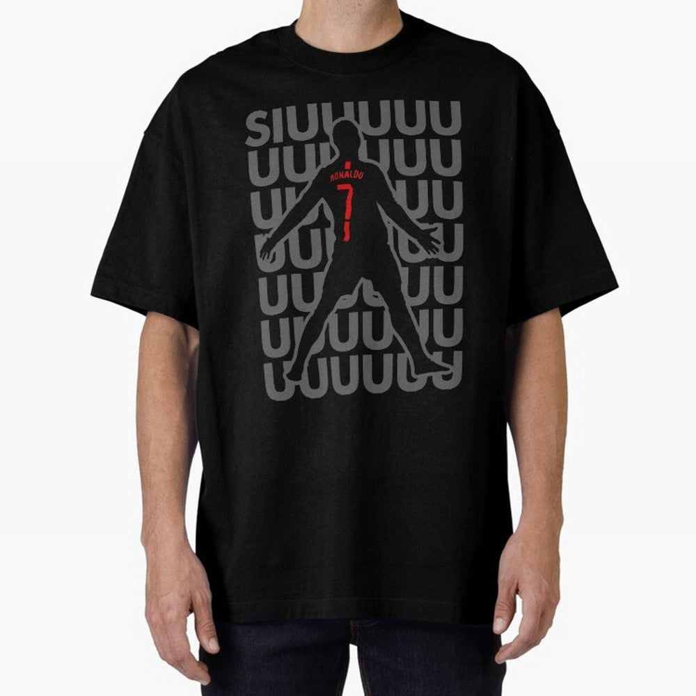 Cristiano Ronaldo 7 Classic Oversized T-Shirt Show Passion for the Stars of Global Football Passion for FIFA World Cup 2026 Group Stage, Featuring Neymar, Argentina, France and Brazil, Worldwide Fan Energy, Dramatic Goals, Stadium Lights and