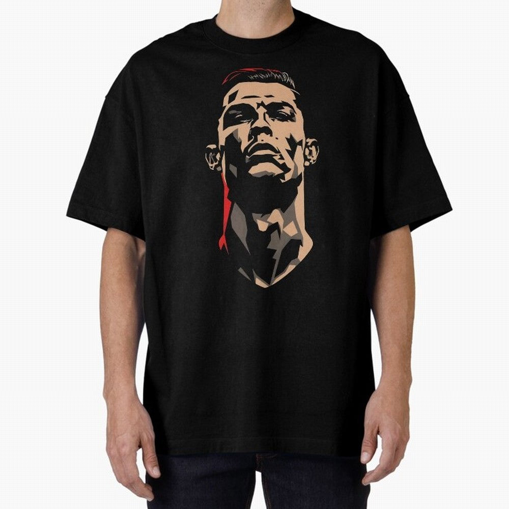 Cristiano Ronaldo CR7 Oversized T-Shirt Wear the Spirit of FIFA World Cup 2026 Group Stage Spirit, Driven by England, Haaland and Mbappe, Championship Spirit, Famous Goals, Roaring Crowds and International Football Unity; Made for Die Hard