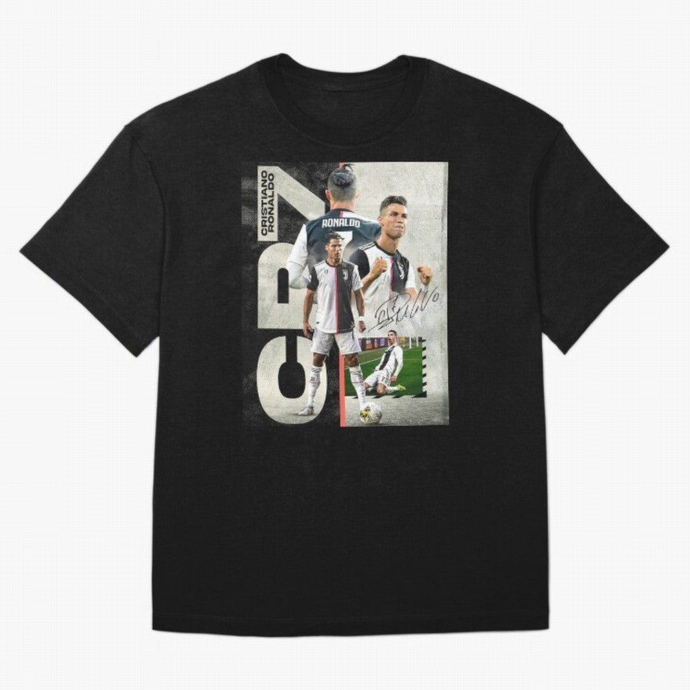 Cristiano Ronaldo Goals in Juventus special design ,Ronaldo Gift Idea, Ronaldo Footballer , Football Oversized T-Shirt Bring Retro Soccer Energy to Global Football Passion for FIFA World Cup 2026, Made for Haaland and Mbappe, France, Sports