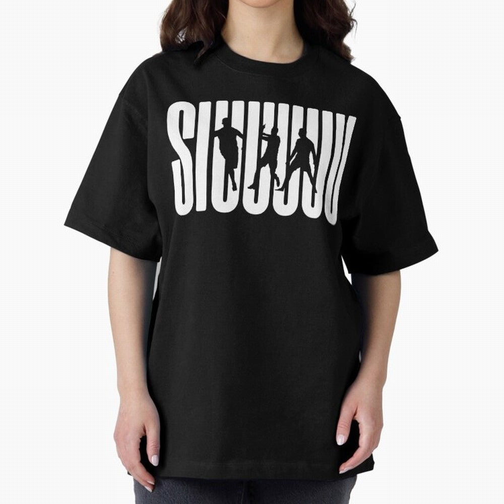 Siuuu Cristiano ronaldo CR7 funny Oversized T-Shirt Live for the Drama of Global Football Passion for FIFA World Cup 2026 USA Canada Mexico, Inspired by Haaland and Mbappe, Spain, Football Passion, Legendary Performances, Festival Vibes and