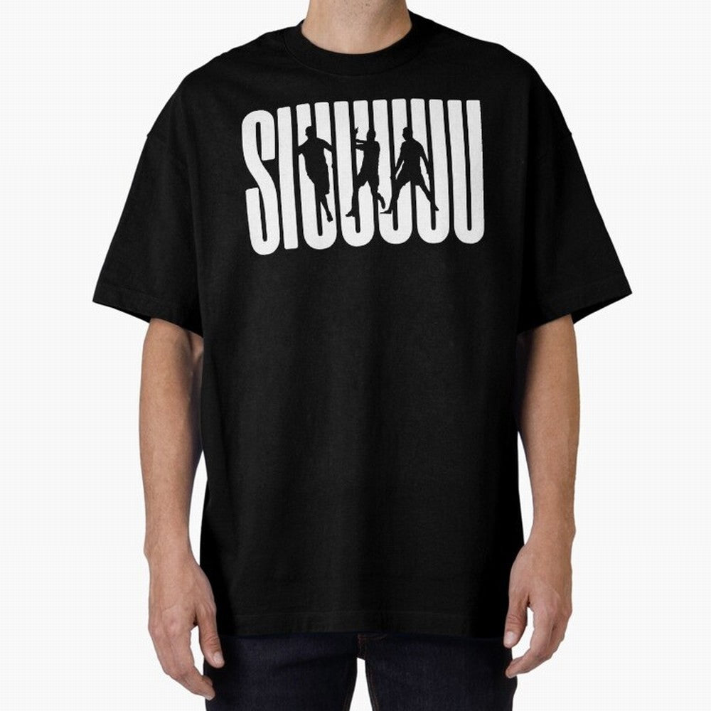 Siuuu Cristiano ronaldo CR7 funny Oversized T-Shirt Live for the Drama of Global Football Passion for FIFA World Cup 2026 USA Canada Mexico, Inspired by Haaland and Mbappe, Spain, Football Passion, Legendary Performances, Festival Vibes and