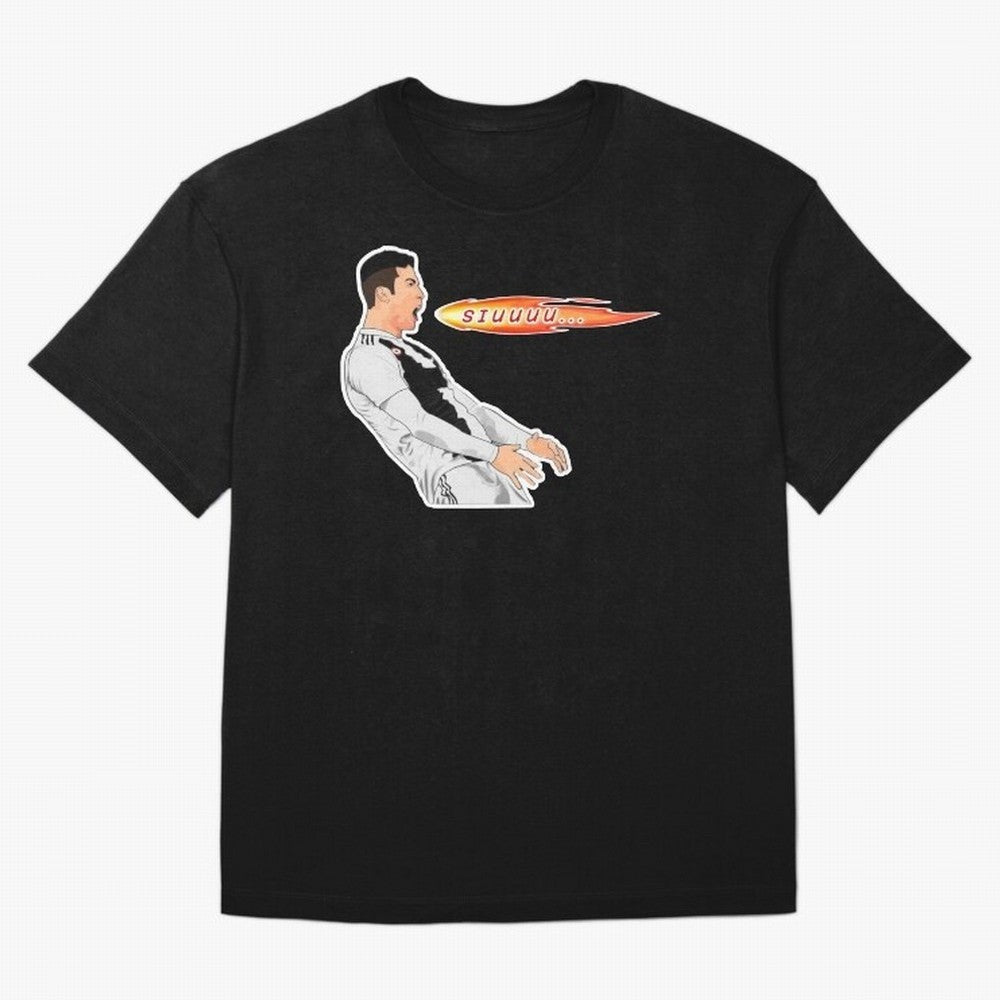 Siuuu Cristiano ronaldo funny Oversized T-Shirt Celebrate the Biggest Stage of Match Day Hype around FIFA World Cup 2026, Messi, CR7 and Mbappe, France and Portugal, Tournament Hype, Historic Matchups, Family Viewing Parties and Global Sports