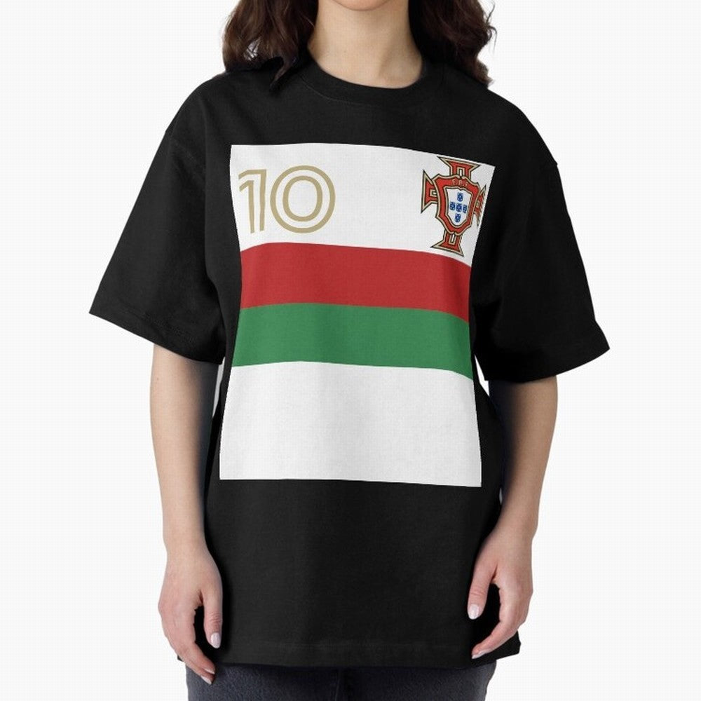 Portugal | 2026 World Cup Fan Apparel Oversized T-Shirt Celebrate Supporters United by FIFA World Cup 2026 USA Canada Mexico Highlighting Mbappe and Neymar, Argentina Energy, Game Day Rituals, Football Legends, Country Pride and the Road to the