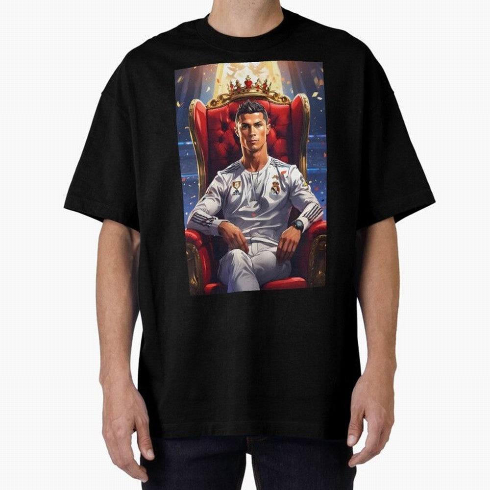 King Cristiano Ronaldo Oversized T-Shirt Bring Trophy Dreams to the FIFA World Cup 2026 USA Canada Mexico Journey through Haaland Highlights, Portugal Pride, Stadium Memories, Football Loyalty, International Chants and Championship Tradition; Built