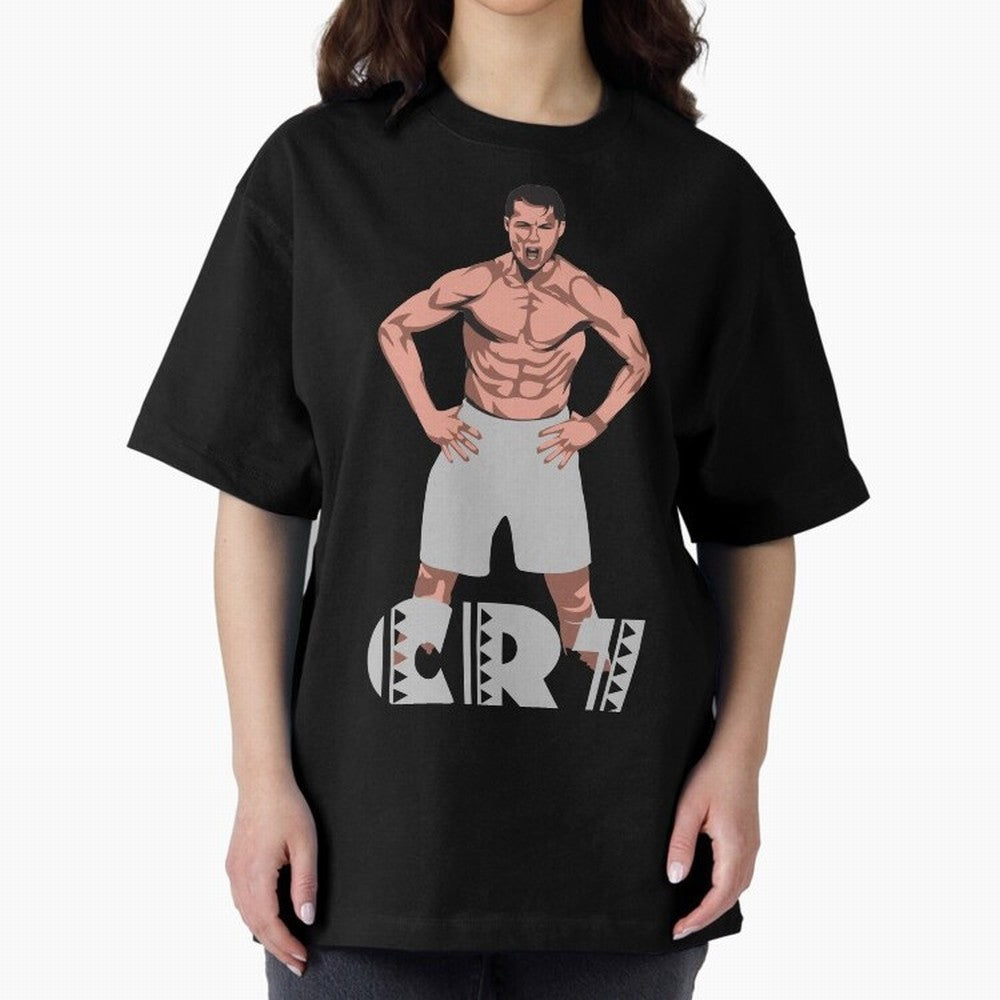 BEST - Cristiano Ronaldo Oversized T-Shirt Support the Legends of the FIFA World Cup 2026 Group Stage Journey through Messi, Neymar and Mbappe Highlights, England, France and Netherlands Pride, Vintage Soccer Flavor, Modern Football Stars, National
