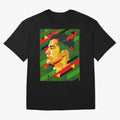 Cristiano Ronaldo Oversized T-Shirt Support Iconic Players in Global Football Passion for FIFA World Cup 2026, Celebrating Messi and Cristiano Ronaldo, Germany, Match Day Excitement, Supporter Culture, Golden Goals and Global Football Passion;