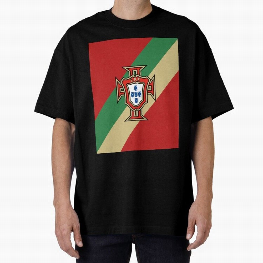 Portugal | 2026 World Cup Fan Apparel Oversized T-Shirt Honor the Football Icons of Match Day Hype around FIFA World Cup 2026 USA Canada Mexico, Messi and Cristiano Ronaldo, Argentina, Classic Soccer Heritage, Championship Pressure, Fan Loyalty and