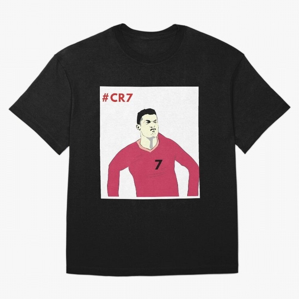 Cristiano ronaldo Oversized T-Shirt Relive Legendary Nights from Global Football Passion for FIFA World Cup 2026 Group Stage, Driven by Messi, CR7 and Mbappe, Portugal, Spain and Germany, Champion Mindset, Group Stage Buzz, Knockout Tension and