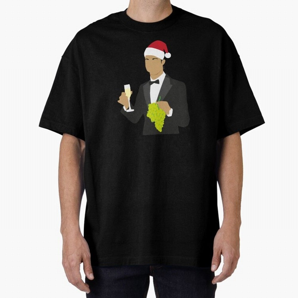Cristiano Ronaldo enjoing Christmas Oversized T-Shirt Fuel Your Fan Pride for FIFA World Cup 2026 USA Canada Mexico Made for Messi, Neymar and Mbappe, Germany Energy, Game Day Rituals, Football Legends, Country Pride and the Road to the Final;