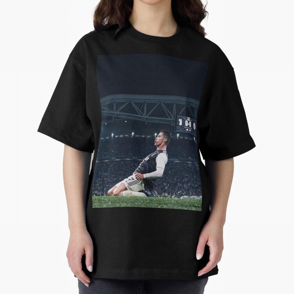 Wallpaper Cristiano Celebration Oversized T-Shirt Join Supporters Worldwide for Global Football Passion for FIFA World Cup 2026 Group Stage, Celebrating CR7, Argentina, Fan Favorite Moments, National Team Passion, Big Match Drama and Soccer