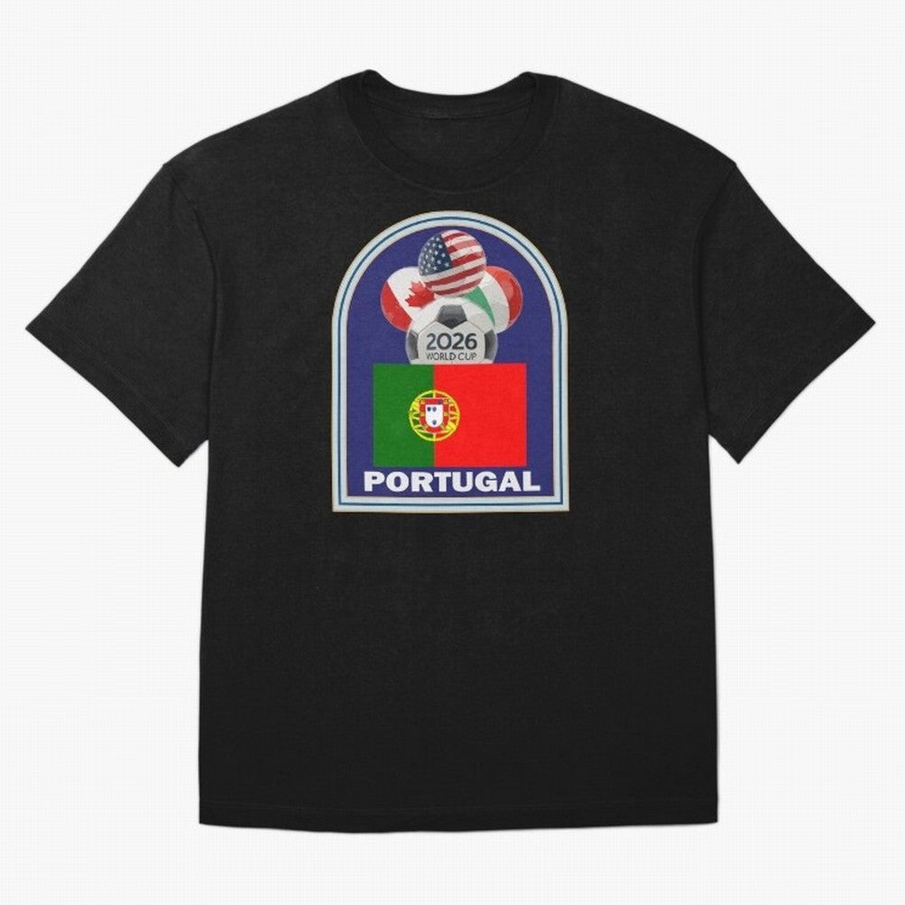 Portugal 2026 Soccer T-shirt Oversized T-Shirt Carry National Pride through FIFA World Cup 2026 Spirit, Inspired by England, Messi, Game Day Rituals, Football Legends, Country Pride and the Road to the Final; Created for Match Day Parties, Soccer