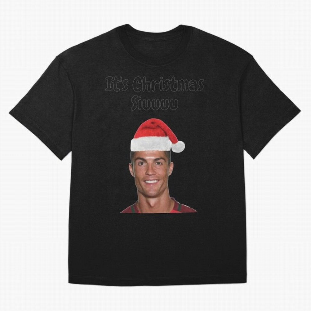 Cristiano Ronaldo Siuuu Funny Christmas Sweater Oversized T-Shirt Back the Journey through FIFA World Cup 2026 for Fans of Neymar, Haaland and Cristiano Ronaldo and Netherlands, Bringing Tournament Hype, Historic Matchups, Family Viewing Parties