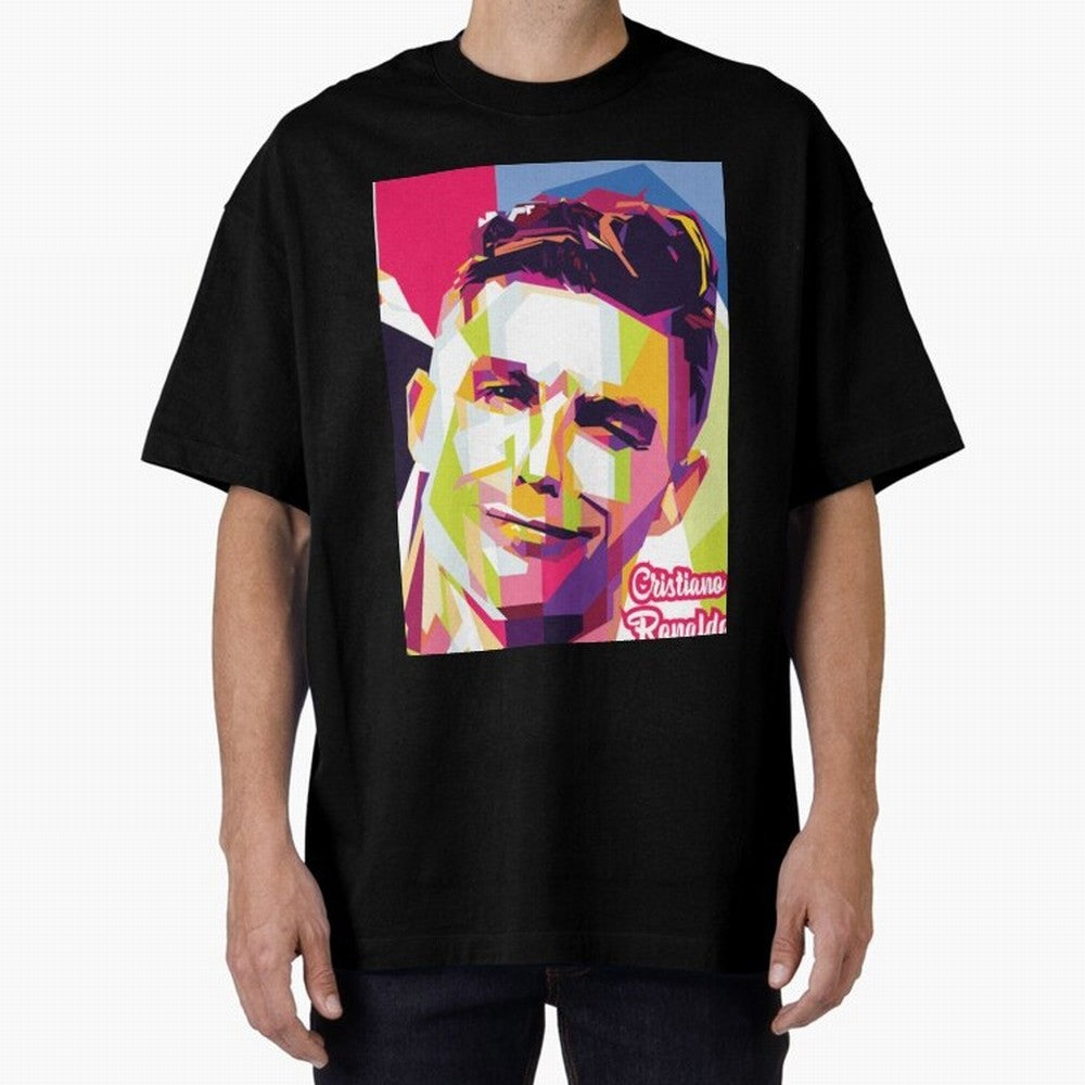 Cristiano Ronaldo Cristiano Ronaldo Oversized T-Shirt Elevate FIFA World Cup 2026 USA Canada Mexico Spirit, Connected to Portugal, Messi, Neymar and Mbappe, Fan Favorite Moments, National Team Passion, Big Match Drama and Soccer History; Perfect