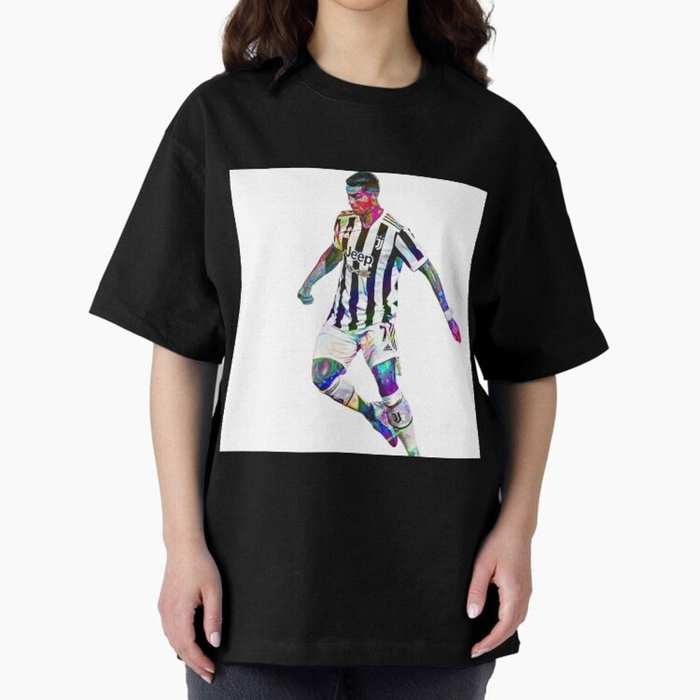Cristiano Ronaldo art design. Cristiano Ronaldo sketch art Oversized T-Shirt Join the Countdown to FIFA World Cup 2026 for Fans of Neymar, Haaland and Cristiano Ronaldo and Portugal, Spain and Germany, Bringing Classic Soccer Heritage, Championship