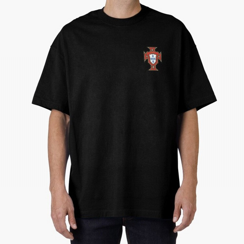 Portugal National Team - Oversized T-Shirt Join FIFA World Cup 2026 Group Stage Filled with Neymar, Brazil, Portugal and Argentina Energy, Retro Football Energy, Iconic Rivalries, Trophy Chase Drama and Stadium Atmosphere; Created for Match Day