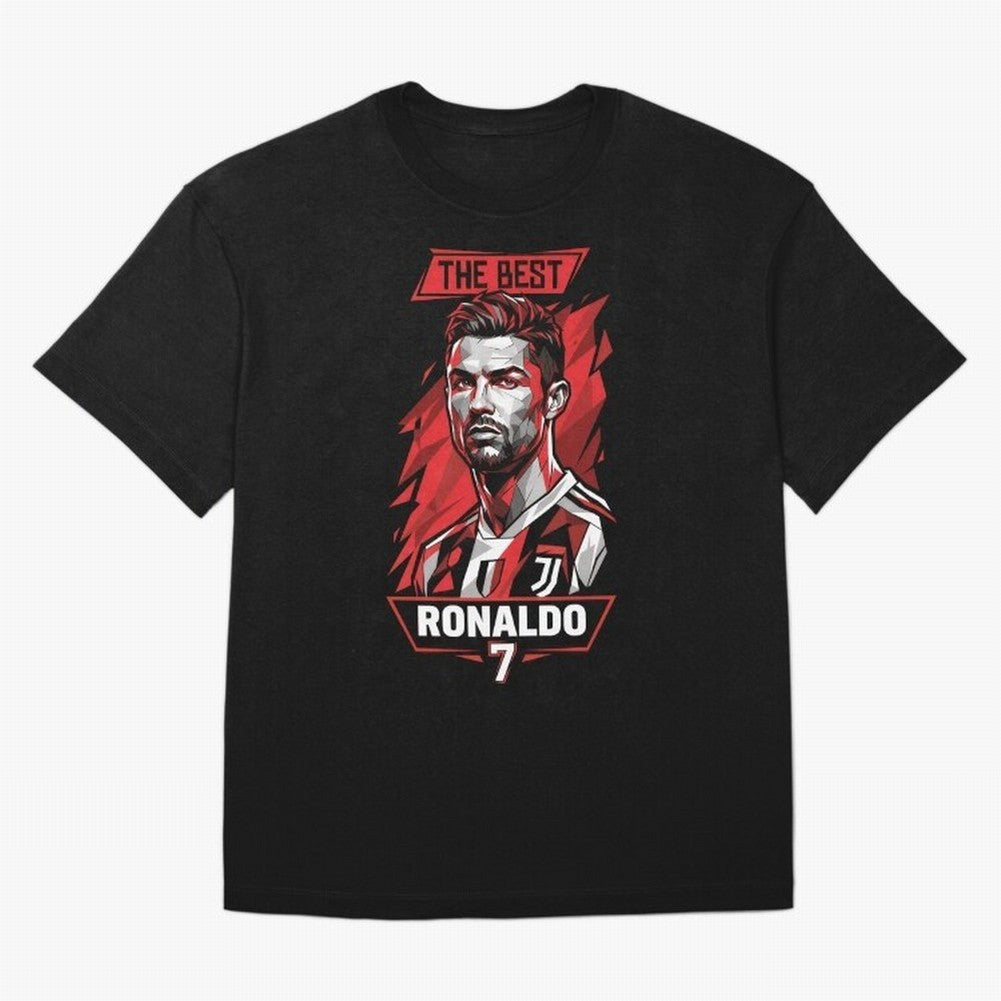 Cristiano Ronaldo CR7 Geometric Vector Portrait Oversized T-Shirt Make the Season About FIFA World Cup 2026 Group Stage for Fans of Messi and Netherlands, Bringing Global Supporter Spirit, Legendary Goals, National Colors and Tournament