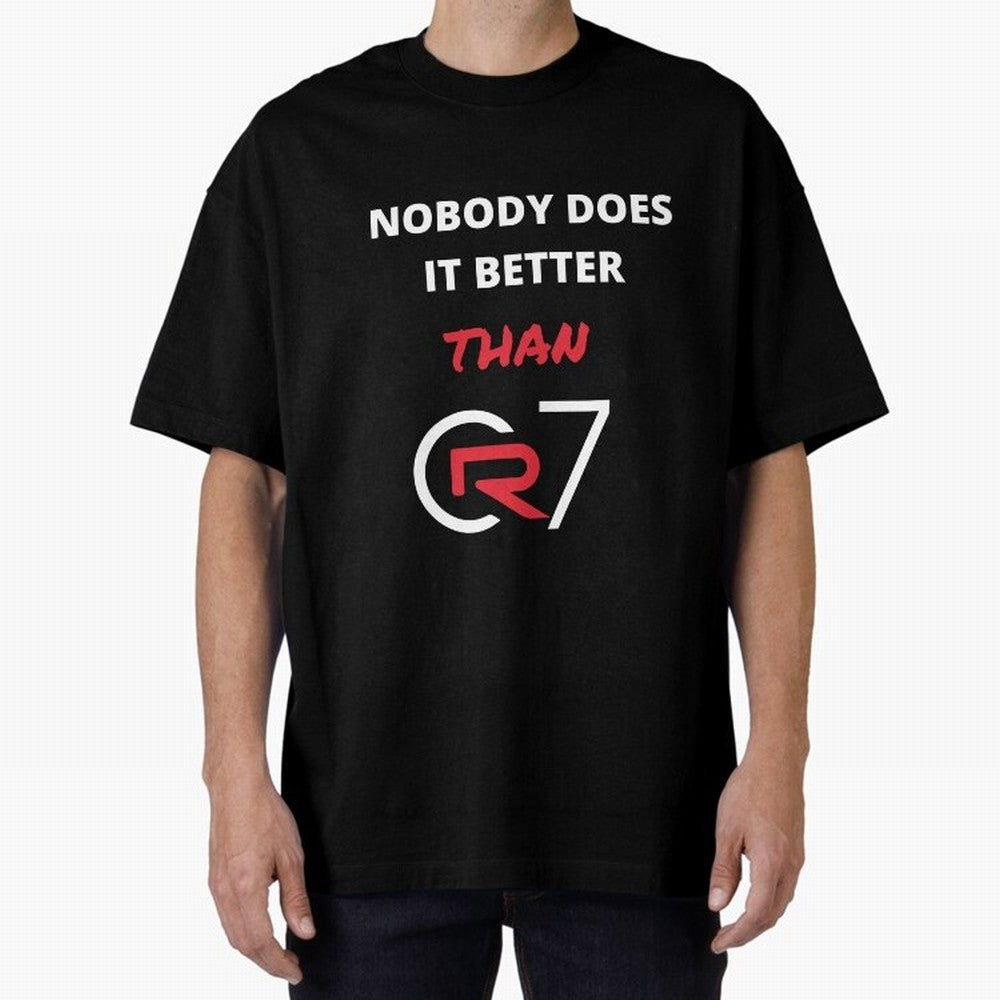 Cristiano Ronaldo T-shirt Oversized T-Shirt Create Global Football Passion for FIFA World Cup 2026 Group Stage, Driven by Cristiano Ronaldo, Haaland and CR7, Portugal, Spain and Germany, Sports Nostalgia, International Competition, Famous Players