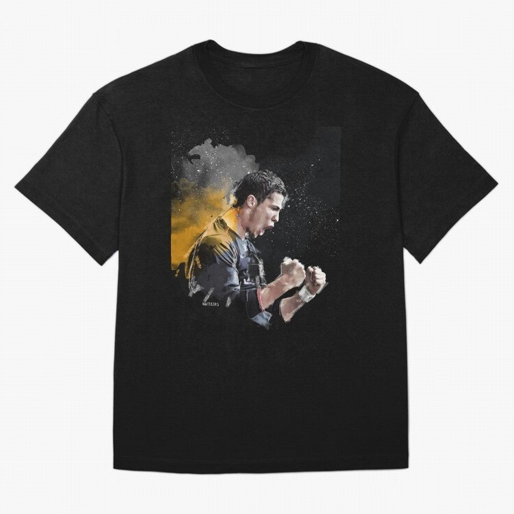 CRISTIANO RONALDO PAINTING Oversized T-Shirt Experience Global Football Passion for FIFA World Cup 2026 USA Canada Mexico, Made for CR7, Brazil, Portugal and Argentina, Soccer Culture, Superstar Moments, National Team Dreams and Competitive Fire;