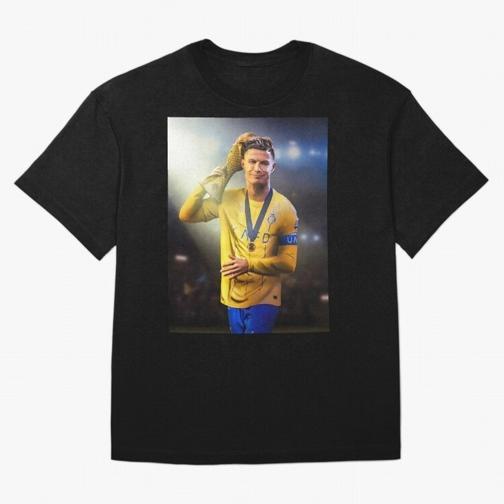 Cristiano Ronaldo Oversized T-Shirt Feel FIFA World Cup 2026 USA Canada Mexico for Fans of Neymar, Haaland and Cristiano Ronaldo and England and Germany, Bringing Soccer Culture, Superstar Moments, National Team Dreams and Competitive Fire; Great