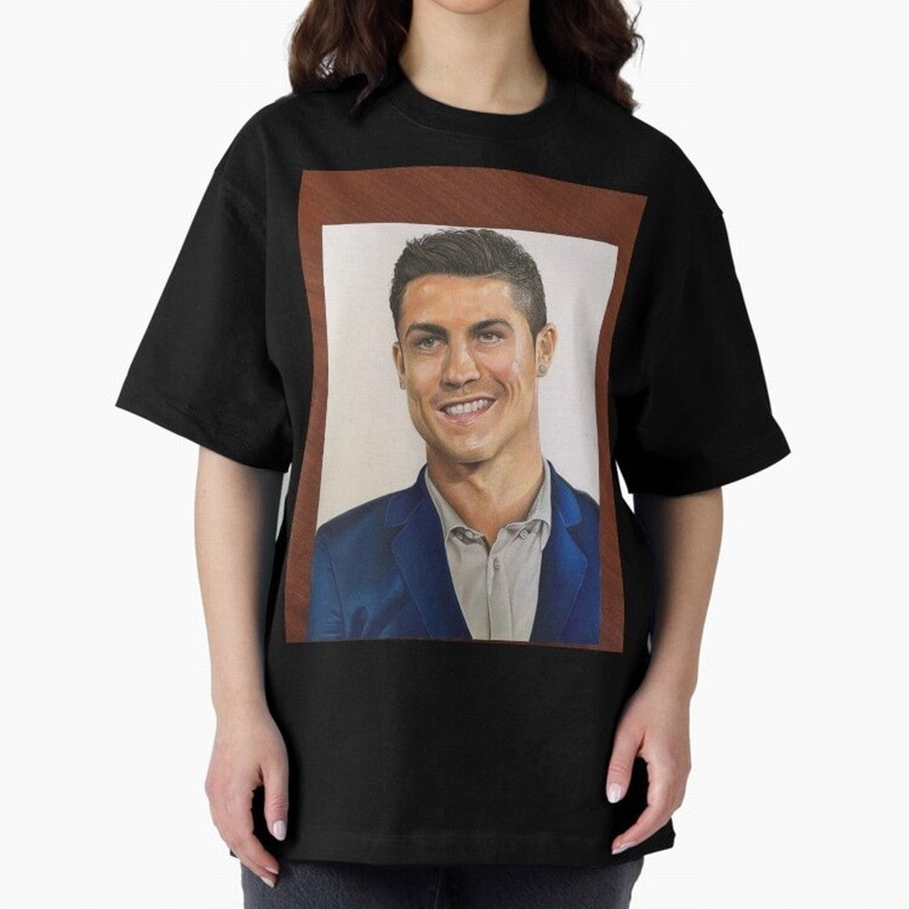 cristiano ronaldo Oversized T-Shirt Celebrate Fan Favorites in Match Day Hype around FIFA World Cup 2026 USA Canada Mexico, Haaland and Mbappe, France, Soccer Culture, Superstar Moments, National Team Dreams and Competitive Fire; Created for Match