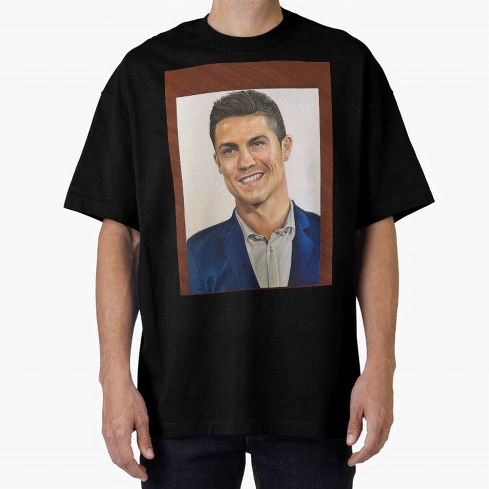 cristiano ronaldo Oversized T-Shirt Celebrate Fan Favorites in Match Day Hype around FIFA World Cup 2026 USA Canada Mexico, Haaland and Mbappe, France, Soccer Culture, Superstar Moments, National Team Dreams and Competitive Fire; Created for Match