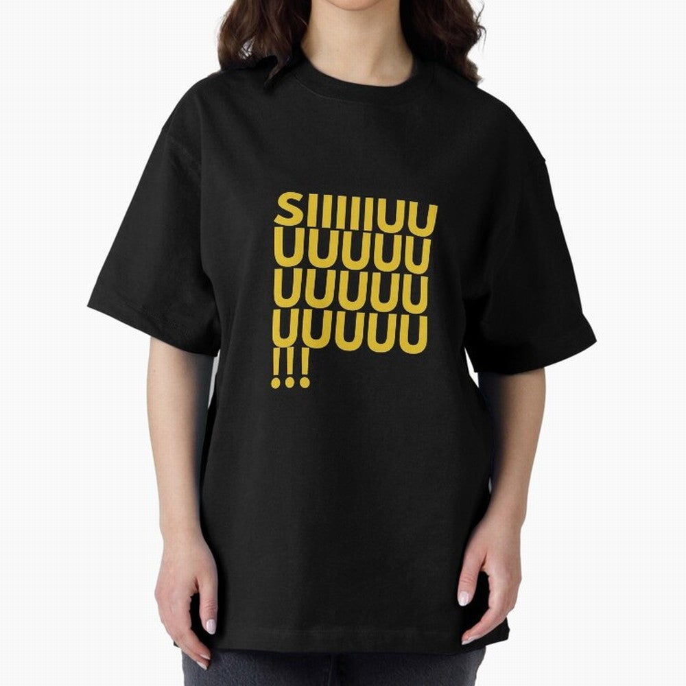 Cristiano Ronaldo Siuuu Oversized T-Shirt Fuel the Hype around Global Football Passion for FIFA World Cup 2026, Highlighting Mbappe, Argentina, Classic Soccer Heritage, Championship Pressure, Fan Loyalty and International Pride; Ideal for Fans Who